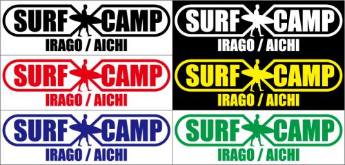 ステッカー : SURF CAMPステッカー
